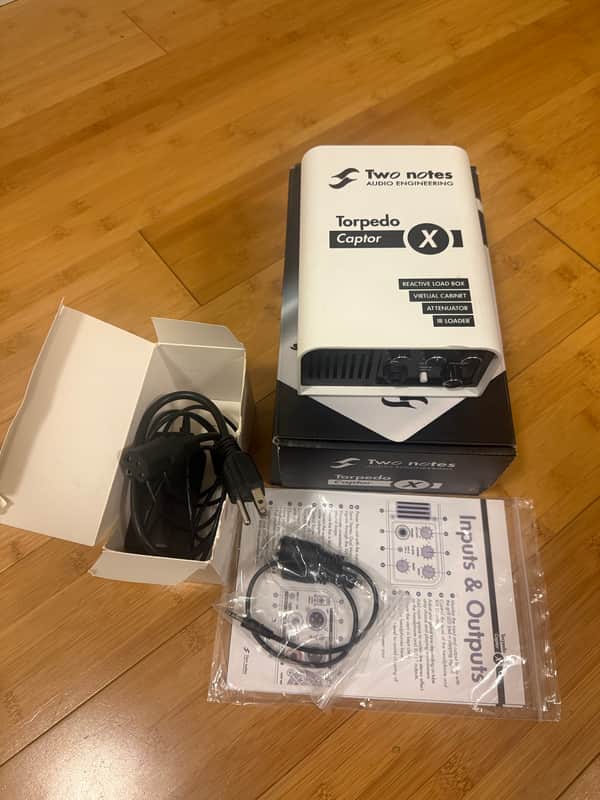 Two Notes Torpedo Captor X 8ohm Stereo Reactive Load Box / Attenuator 2020 - White image 1