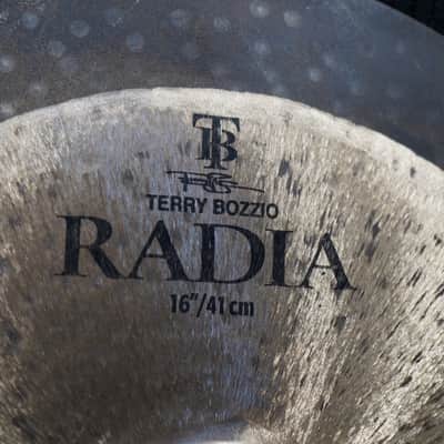 Sabian Radia Series 16" Crash AUTOGRAPHED by Terry Bozzio image 4