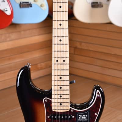 Fender Player Series Limited Edition Tortoise Shell Pickguard Stratocaster Maple Neck 3 Tone Sunburst image 11