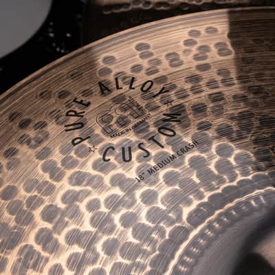MEINL PAC18MC Pure Alloy Custom Medium Crash 18 Zoll image 10