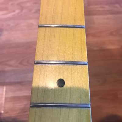 Warmoth Stratocaster Neck Maple Nitro Satin Boat Neck 1 11/16" Nut 6105 image 9