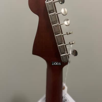 Fender Malibu Player - Walnut Fingerboard, White Pickguard, Fiesta Red image 5