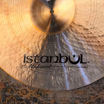 Versatile ISTANBUL Mehmet TRADITIONAL 22” Ride Crash 3098 g PERFECT Shape! Great Definition! CRASHABLE! image 9