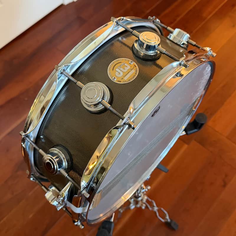 DW Collector's Knurled Series Steel 5.5x14" Snare Drum image 1