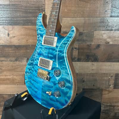 PRS Wood Library DGT, David Grissom Signature, Electric Guitar, Quilt 10 Top, Aquableaux Finish, PRS Paisley Case, 559 image 3