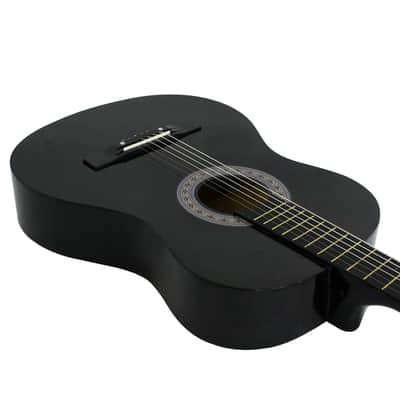 38" Acoustic Guitar Full Size W/Case, Strap, Tuner & Pick Gift to Kids Student image 2