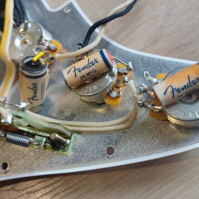 Loaded pickguard Stratocaster Custom Shop Ancho Poblano image 5