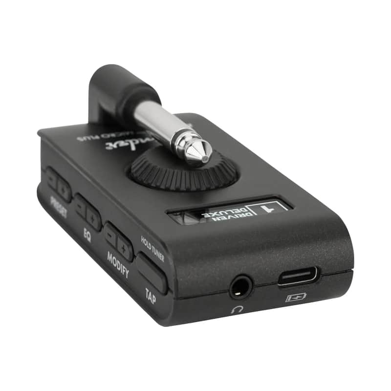 Fender Mustang Micro Plus Guitar Headphone Amp 2024 - Present - Black image 1
