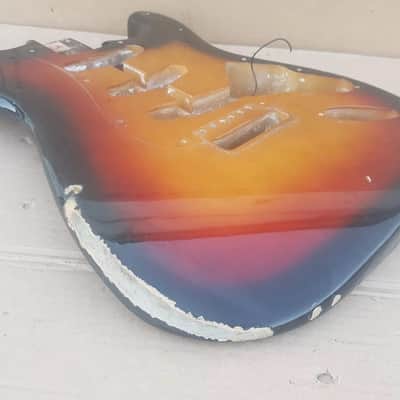 1983 SQUIER by FENDER STRATOCASTER JV BODY '62 - made in JAPAN - RELIC image 6