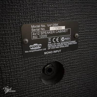 Vox V412BK 4x12" Guitar Speaker Cabinet image 3