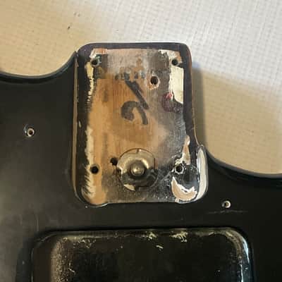 1988 Fullerton USA Fender American Stratocaster Black Guitar Body 2 Post Tremolo Ready image 8