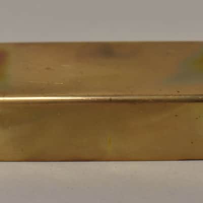 1980s Schecter USA Humbucker Cover Gold NOS image 4