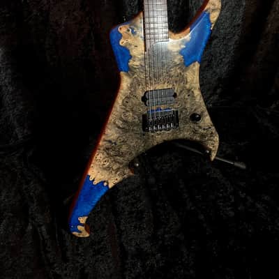 TWS (TW Smith) Guitars Spitfire Baritone Buckeye Burl Warrior image 4