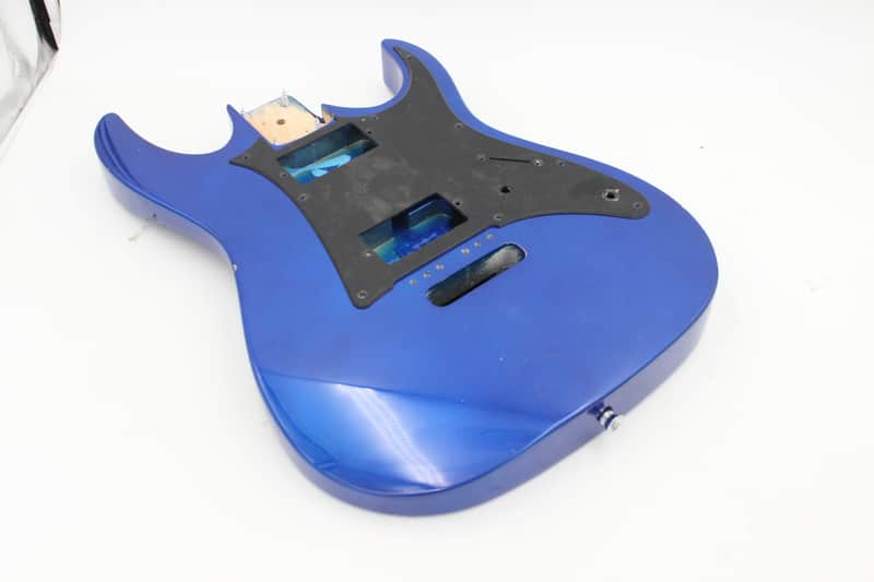 Ibanez RG Blue Electric Guitar Body w/ Pickguard, Neck Plate & Screws image 1