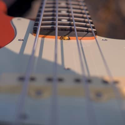 Fender Jazz Bass Tomomi MIJ 2022 - Clear Fiesta Red image 9