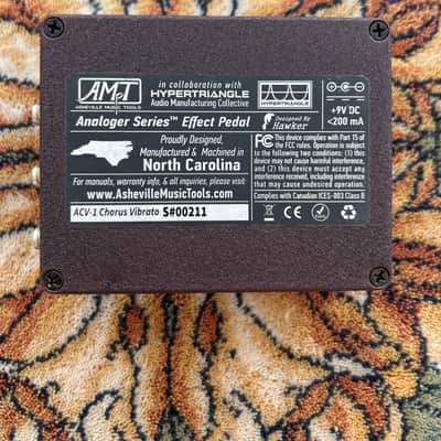 Asheville Music Tools ACV-1 Time Warping Chorus / Vibrato image 2