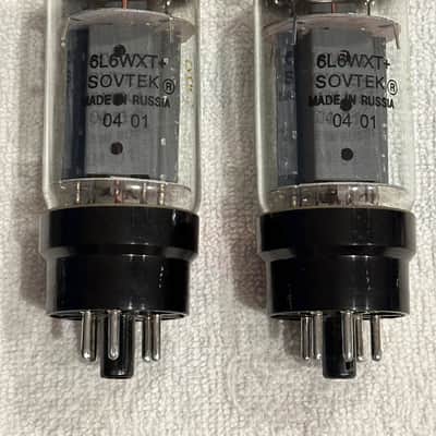 6L6 Vacuum Tubes Lot of 4 Sovtek 6L6WXT+ 5881 / 6L6WGC Mesa Boogie 440 image 7