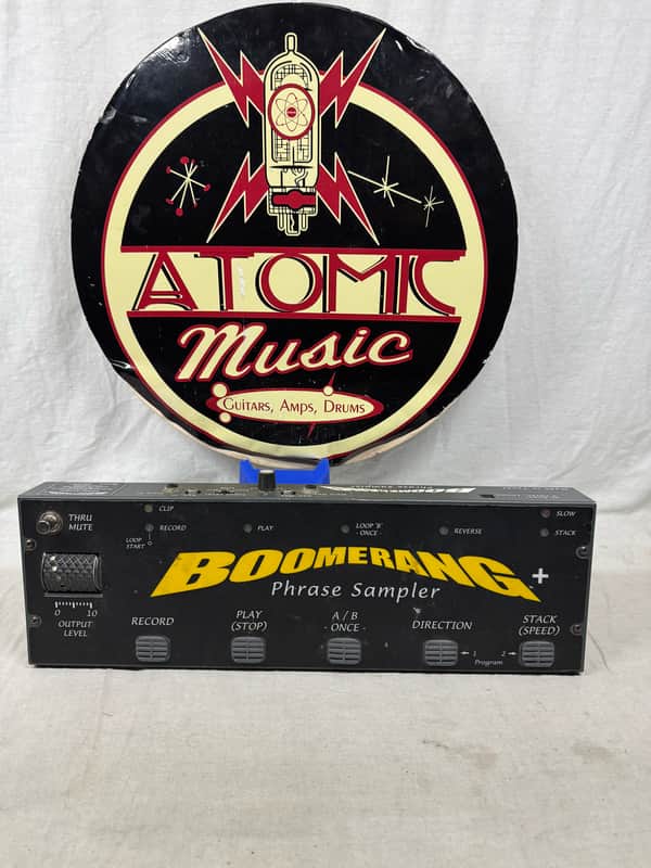 Boomerang boomerang+ Plus Phrase Looper Looping Pedal with Power Supply image 1