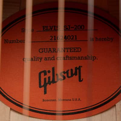 Gibson Elvis SJ-200 Ebony 5.3 #21624021 image 18