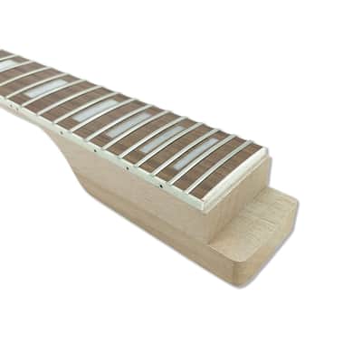 22fret Guitar Neck 24.75inch Mahogany Rosewood Fretboard Set in heel SG Style image 7