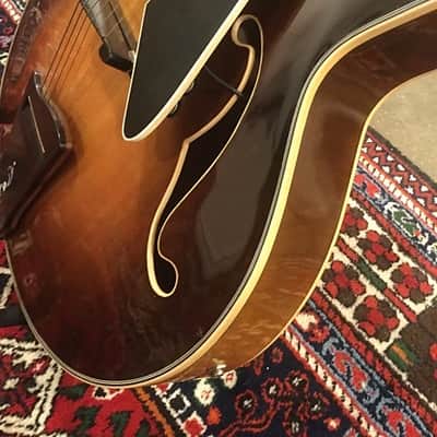 DeCava Stratford archtop guitar 2012 - Almond Burst image 7