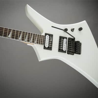 Jackson JS32 KE Kelly Snow White Electric Guitar, Amaranth Fingerboard image 8