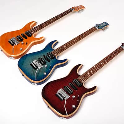 BootLegger Guitar Royal 2024 - Honey - Floyd Rose Double Locking - Coil Split image 10