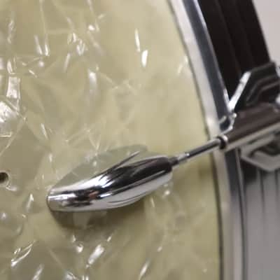 Gretsch Round Badge White Pearl 3pc Drum Kit Set Vintage 1960's image 9