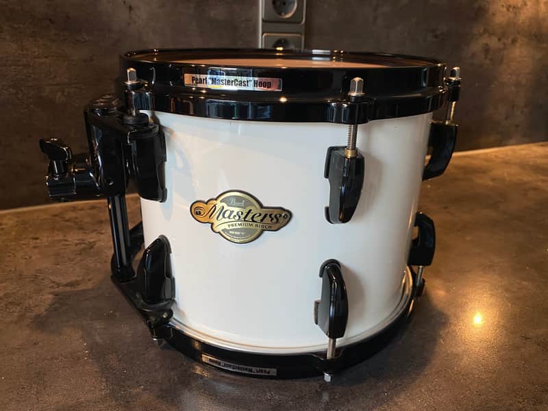Pearl Masters BMP Premium birch tom 10x8" - Arctic white image 1