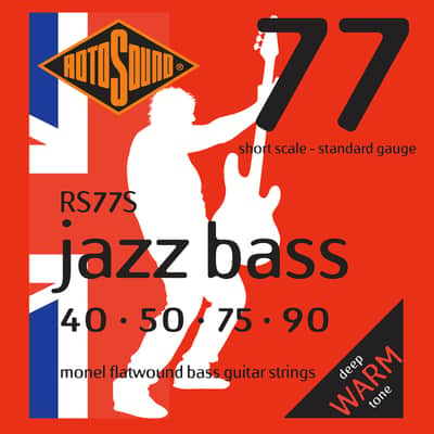 RS77S Jazz Bass 77 Monel Flatwound Short 40/90 Rotosound image 2