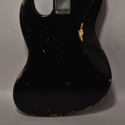 1964 Fender Jazz Bass Black Refin Pre-CBS w/HSC image 4