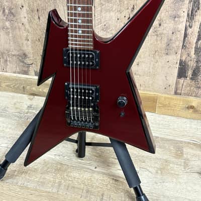 BC Rich USA Custom Shop Ironbird 1984 Deep Candy Apple Red Metallic with Black Bevels image 6