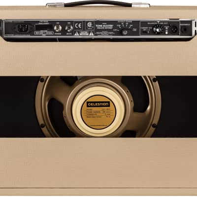 Fender Tone Master Deluxe Reverb Guitar Amp, Blonde image 3