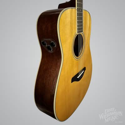Yamaha FG-TA-VT TransAcoustic Dreadnought Guitar, Vintage Tint image 3