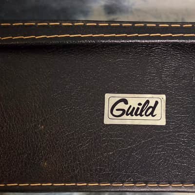 Vintage RARE 1970 - 1977 Guild Dreadnought D40 Series Black Red Plush Soft Shell Case image 7