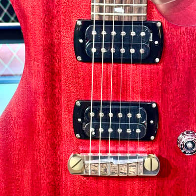 PRS SE CE24 Standard Satin Stoptai 2026 - Vintage Cherry image 5
