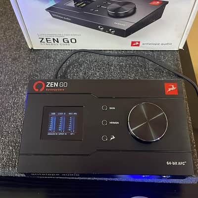 Antelope Audio Zen Go Synergy Core USB Type-C Audio Interface 2021 - Present - Black image 7