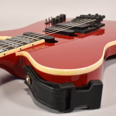 1987 Jackson USA Custom Neck-Thru Telly Style Red Vintage Electric Guitar w/OHSC image 6