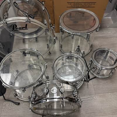 Pearl Crystal Beat Acrylic LED Drum Set 22/10/12/14/16 & DW Snare! image 5
