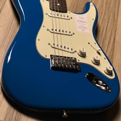 Fender Japan Hybrid II Stratocaster with Rosewood FB in Forest Blue JD23025227 image 4