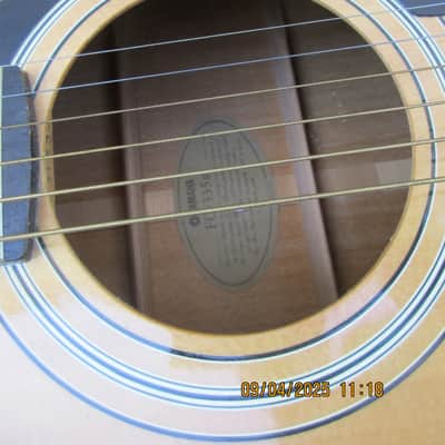 Yamaha FG-335 mid 80's - blonde image 5