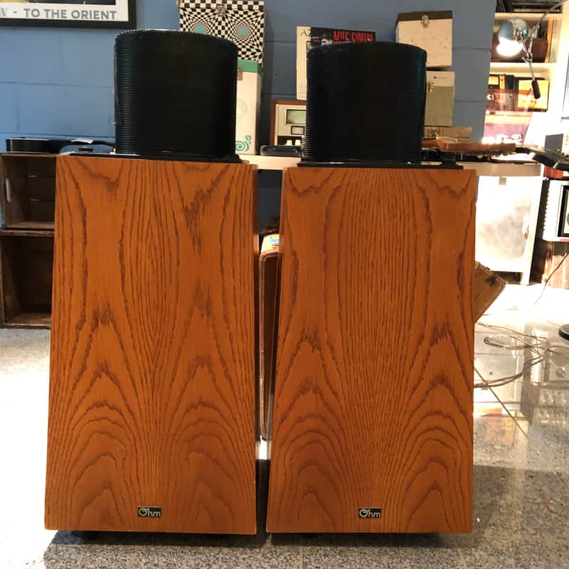 Ohm Walsh 4 1980s Vintage HiFi  Stereo Speakers Free Shipping image 1