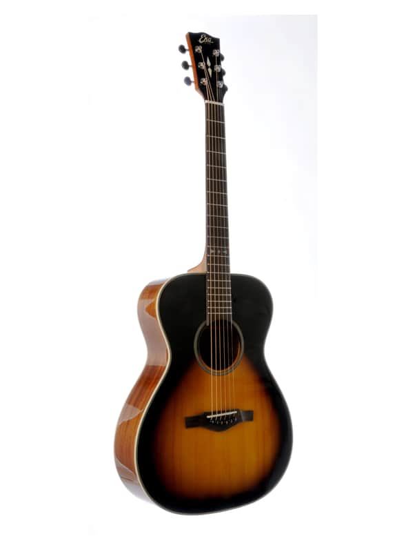 Eko EGO Icon I EQ Vintage Sunburst Sitka Spruce Top OM Electro Acoustic Guitar New image 1