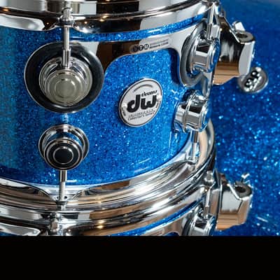 DW Collector's Series SSC Maple 4-Piece Drum Set - Blue Glass - Free Shipping image 2