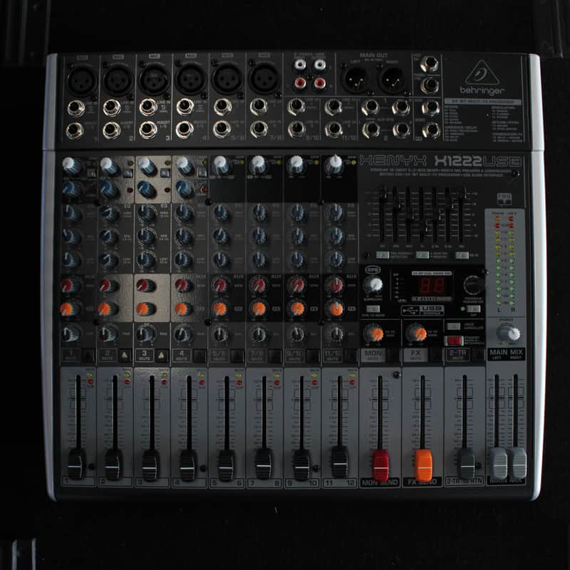 Behringer Xenyx X1222USB 16-Input Mixer with USB and Effects | Reverb