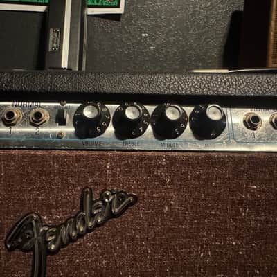 Fender Twin Reverb 2-Channel 100-Watt 2x12" Guitar Combo 1972 - 1976 - Silverface image 2