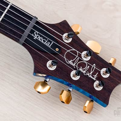 2023 Paul Reed Smith Wood Library Special 22 Semi-Hollow 10 Top Aquamarine w/ Case, Tags image 4
