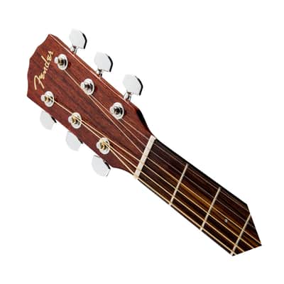 Fender CD-60SCE Dreadnought All-Mahogany A/E Guitar - Natural w/ Rosewood FB image 4