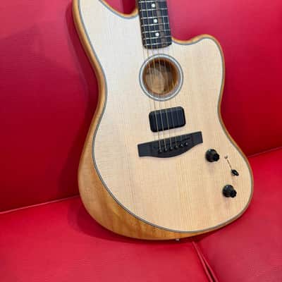 Fender American Acoustasonic Jazzmaster 2021 - Present - Natural image 3