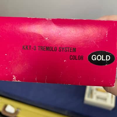Used WD Music Products KKT-3 Locking Tremolo System Gold in Original Box image 6